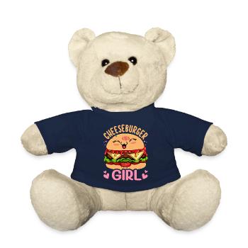 Cheeseburger Girl Burger Girl - Nounours - bleu marine - Devant