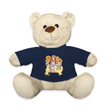 Haustiere Hund Hunde Vogel Vögel Freunde Kinder - Teddy - French Navy - Vorne