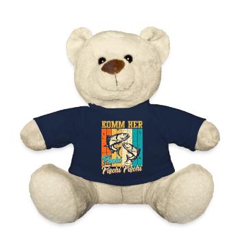 Angler KOMM HER FISCHI FISCHI FISCHI Lustiges - Teddy - French Navy - Vorne