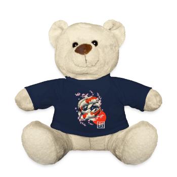 carpe koï japonaise poisson nishikigoi - Nounours - bleu marine - Devant