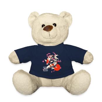 Japanischer Koi Karpfen Nishikigoi Fisch - Teddy - French Navy - Vorne