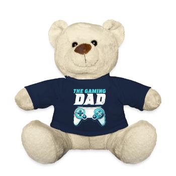 Gamer Dad Dad Gaming Lover Video Game PC - Teddy Bear - french navy - Front