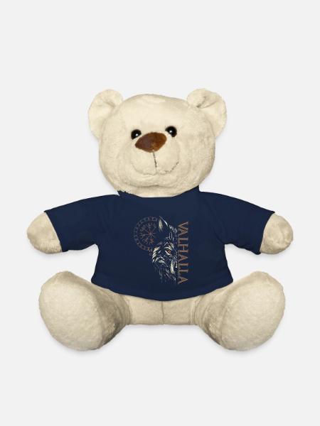 Valhalla Wolf Dieux nordiques Vikings nordiques - Nounours - bleu marine