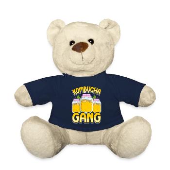 Kombucha Scoby fermented drinks - Teddy Bear - french navy - Front