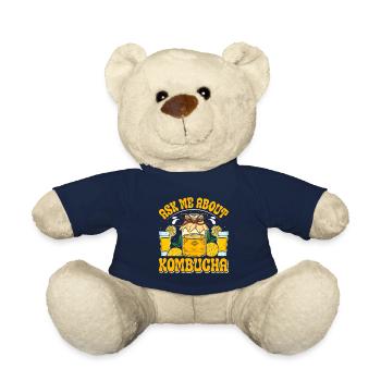 Kombucha Scoby fermented drinks - Teddy Bear - french navy - Front