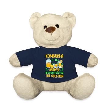 Kombucha Scoby fermented drinks - Teddy Bear - french navy - Front