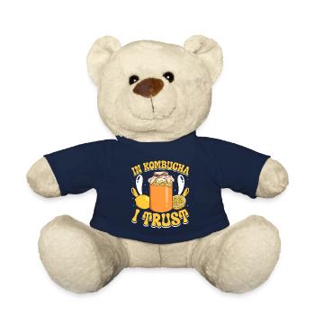 Kombucha Scoby fermented drinks - Teddy Bear - french navy - Front