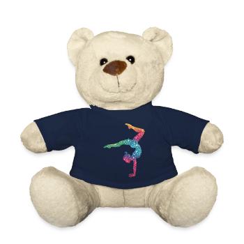 Gymnastics Gymnast Acrobatics Gymnast - Teddy Bear - french navy - Front