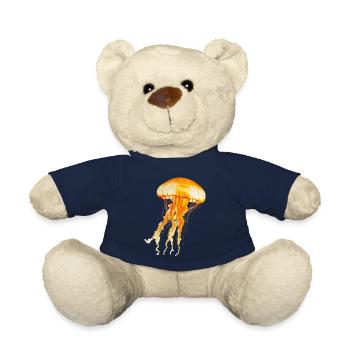 Les méduses sont des créatures marines impressionnantes - Nounours - bleu marine - Devant