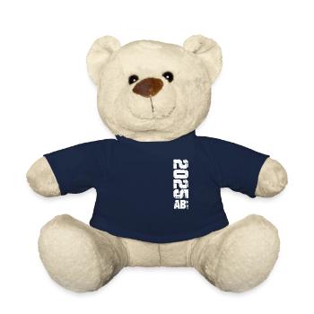 ABI 2025 Abitur Abschluss Lustiges Abiturienten - Teddy - French Navy - Vorne