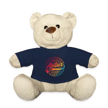 ABI 2025 Abitur Abschluss Lustiges Abiturienten - Teddy - French Navy - Vorne