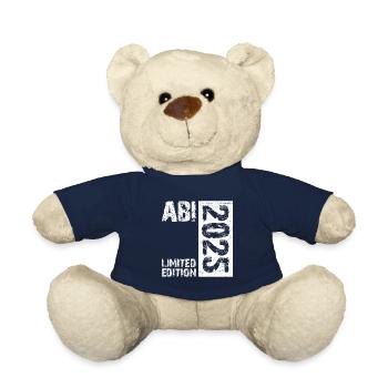 ABI 2025 Abitur Abschluss Lustiges Abiturienten - Teddy - French Navy - Vorne