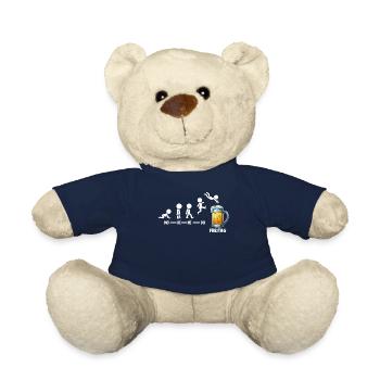 Freitag Wochenende Bierliebhaber Sarkastischer - Teddy - French Navy - Vorne