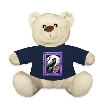 Halloween Raven Raven Crow Crow - Teddy Bear - french navy - Front