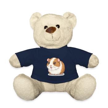 Dessin animé animalier cochon d’Inde - Nounours - bleu marine - Devant