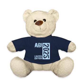 ABI 2025 Abitur Abschluss Lustiges Abiturienten - Teddy - French Navy - Vorne