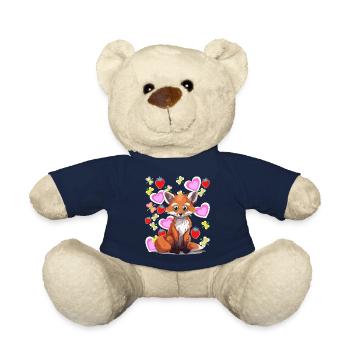 Fuchs Füchse Kinder Kind Sommer - Teddy - French Navy - Vorne