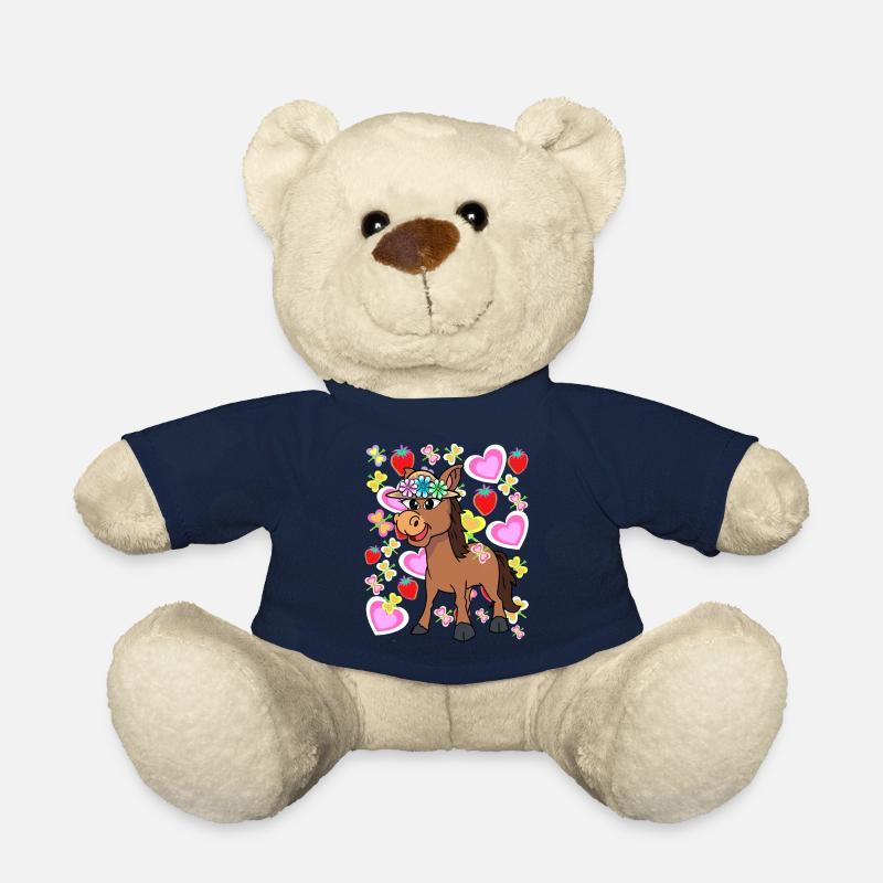 Retro Esel Kinder Kind Vintage - Teddy - French Navy
