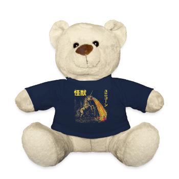 Kaiju Einhorn Japanisches Monster Anime Manga - Teddy - French Navy - Vorne