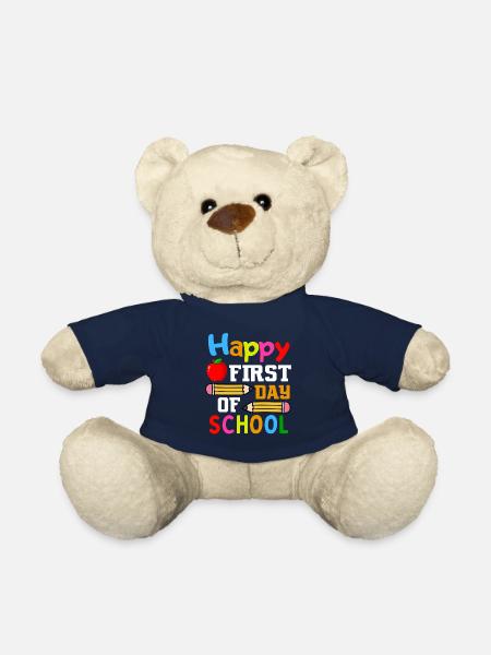 Erster Schultag Schulstart Einschulung - Teddy - French Navy