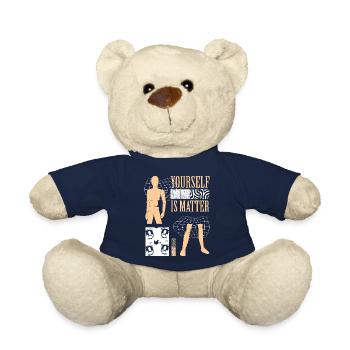 Yourself is Matter - Teddy Bear - french navy - Front
