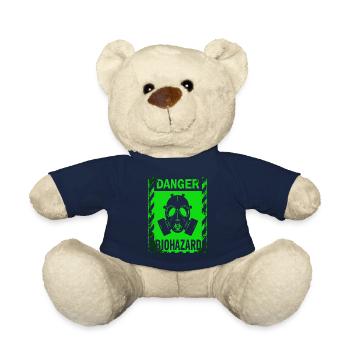Biohazard Grunge Zombies Apokalypse Gasmaske - Teddy - French Navy - Vorne