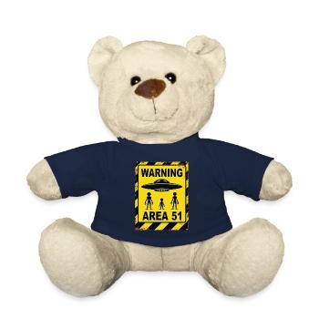 Area 51 UFO-Warnung – Betreten auf eigene Gefahr - Teddy - French Navy - Vorne