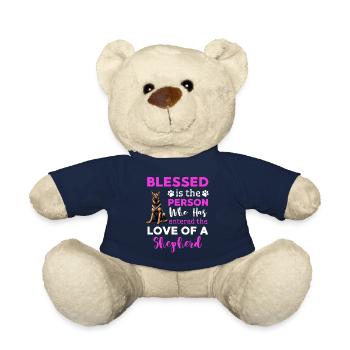 Dicton de berger allemand - Nounours - bleu marine - Devant