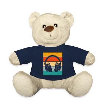 Kopfhörer Retro - Teddy - French Navy - Vorne