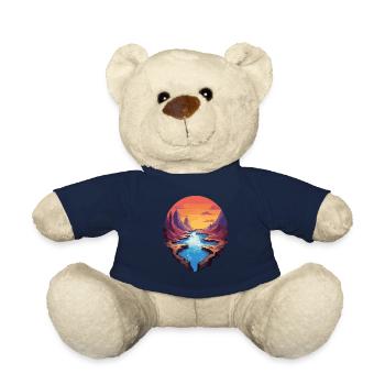 Fascinating canyon landscape at sunset - Teddy Bear - french navy - Front