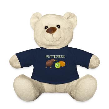 Bald Mama MUTTERLIEBE Werdende Mutter Lustig - Teddy - French Navy - Vorne
