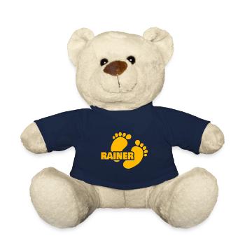 Naissance de Rainer - Nounours - bleu marine - Devant