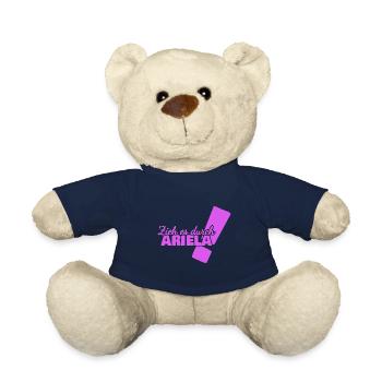 First name Ariela - Teddy Bear - french navy - Front