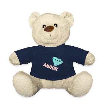 Precious Diamond Noble Style Andon - Teddy Bear - french navy - Front