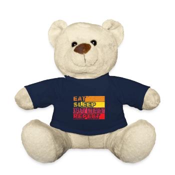 Metzger Fleischer Sprücher I Metzgerei - Teddy - French Navy - Vorne