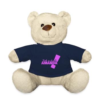 Amanda als Vorname - Teddy - French Navy - Vorne
