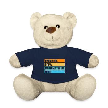 Papa Vater Informatik Programmierer Informatiker - Teddy - French Navy - Vorne
