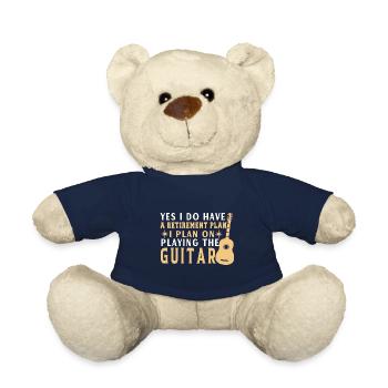 Gitarre Musik Gitarisst Gitarren Spruch - Teddy - French Navy - Vorne