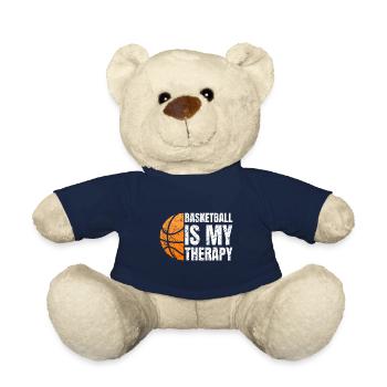 Basketball Is My Therapy - Teddy Bear - french navy - Front