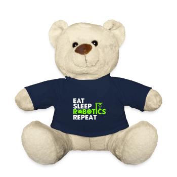 Robot Engineer Teacher Robotics Engineer - Teddy Bear - french navy - Front