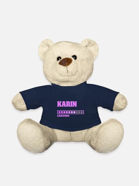 Cadeau pour Karin - Nounours - bleu marine