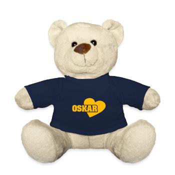 Gold Oscar - Teddy Bear - french navy - Front