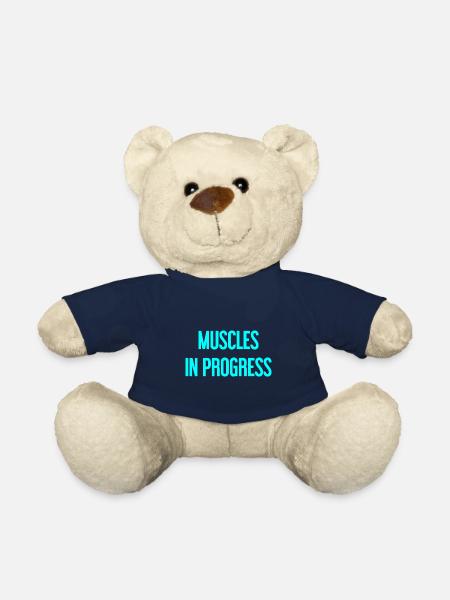 Muscles en progression - Nounours - bleu marine