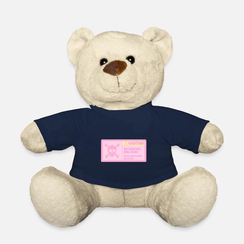 ATTENTION DANGEREUSE FEMME CHEF - Nounours - bleu marine