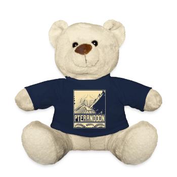 Pteranodon pterodactyl flying dino flying dinosaur - Teddy Bear - french navy - Front