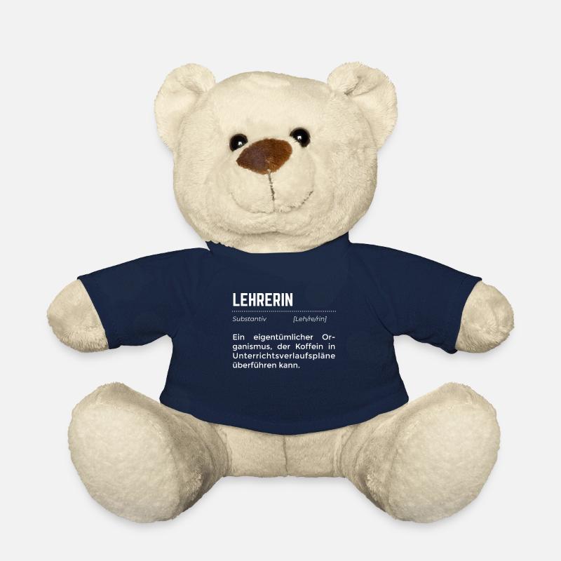 Lehrerin Schule Klasse Kaffee Schüler Student - Teddy - French Navy