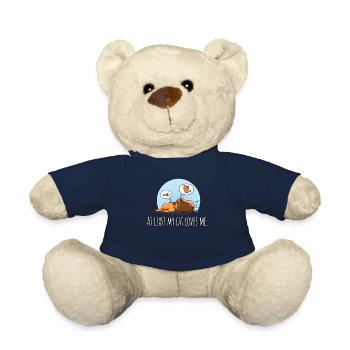 Au moins mon chat m’aime - Cat Owner Dreaming - Nounours - bleu marine - Devant