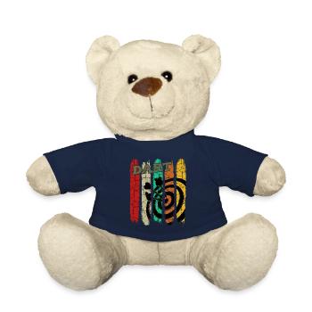 Retro Style Vintage Dartboard Dartpfeile Geschenk - Teddy - French Navy - Vorne