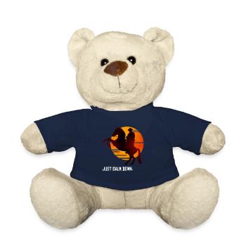 Red Dead Redemption Just Calm Down Red Horse Tee - Teddy - French Navy - Vorne