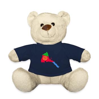 Habesha T-Shirt Eritrea Injera Ethiopia Gift Idea - Teddy Bear - french navy - Front